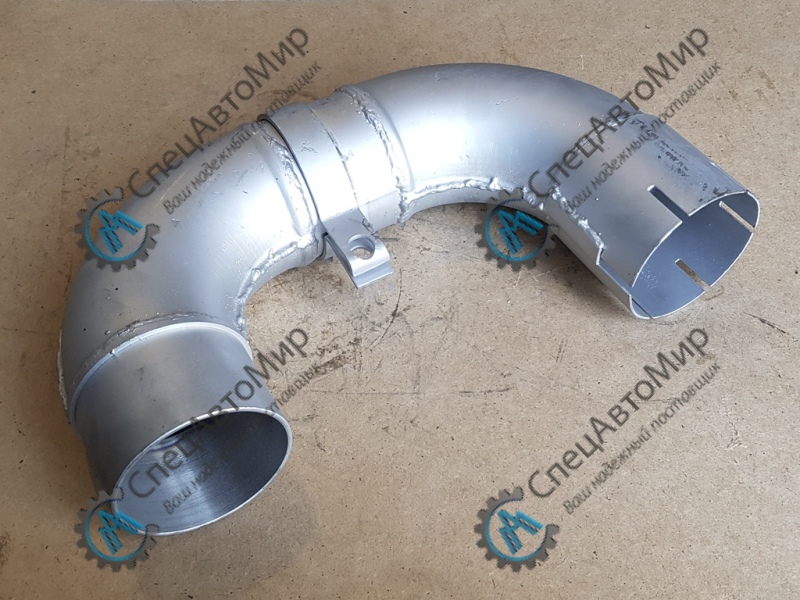 Труба приемная глушителя верхний выхлоп (П-образный) МАЗ - 544010-1203032